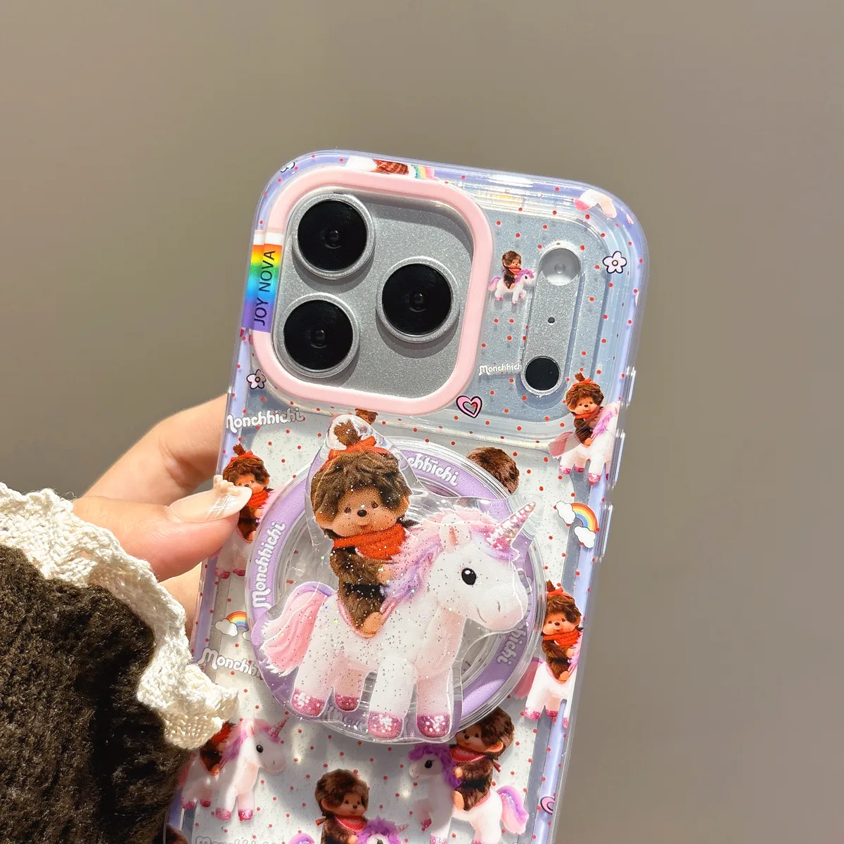 My Melody & My Sweet Pianos Clear Phone Case with Strap for iPhone 17 16 15 Pro Max